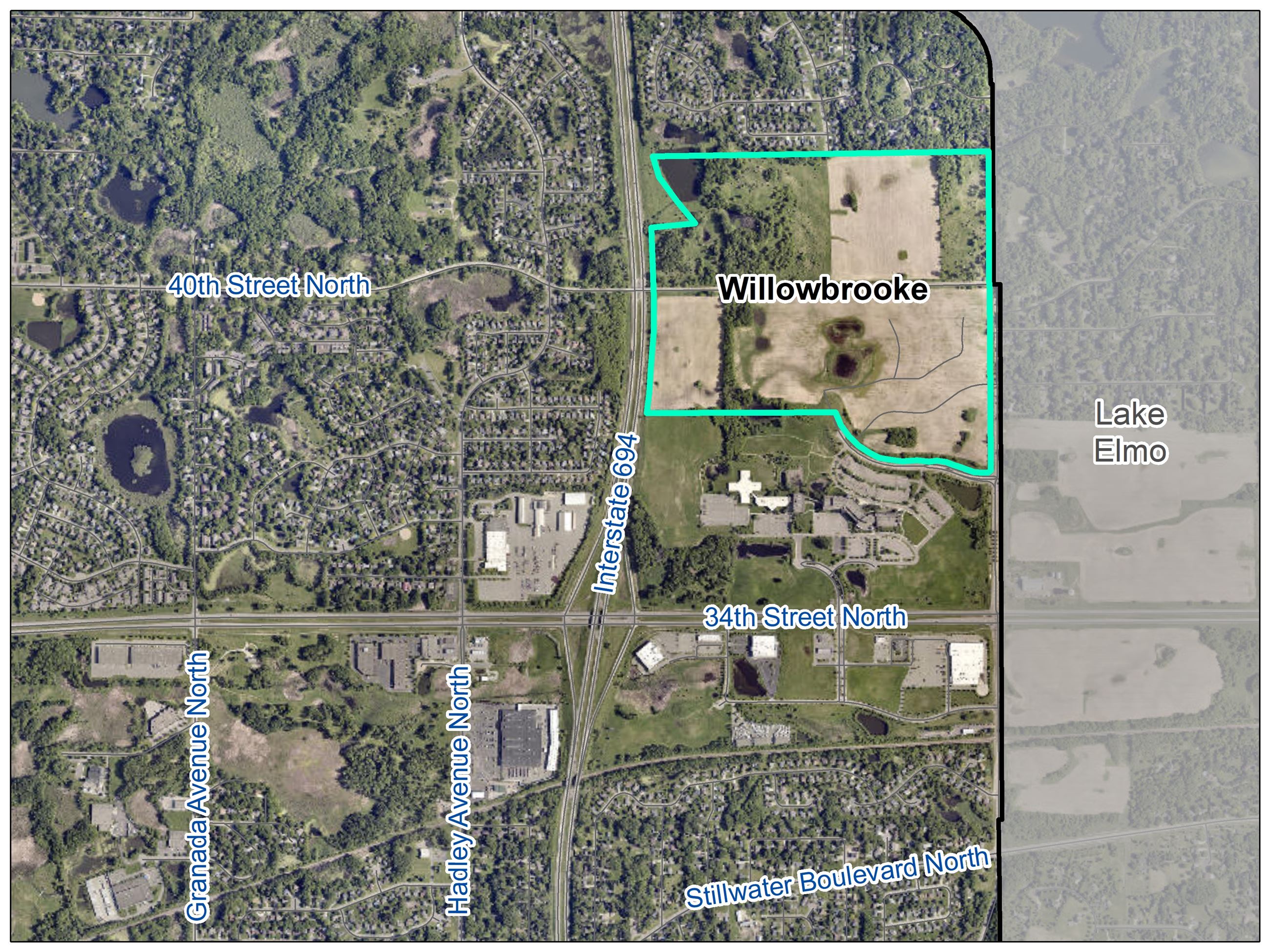 Location Map - Willowbrooke Area_August 2022